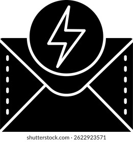 Design de ícone de vetor Shock Line