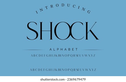 Shock luxury elegant typography vintage serif font wedding invitation logo music fashion property