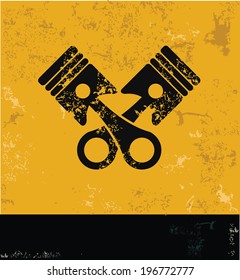 Shock symbol,Grunge vector