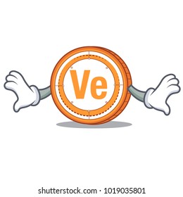 Shock Veritaseum coin mascot cartoon