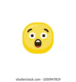 Shock Yellow Emoticon
