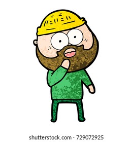shocked bearded man