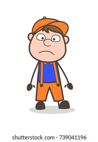 Shocked Cartoon Candidate Face Expression