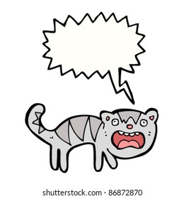 shocked cat cartoon