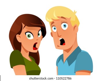Shocked Couple