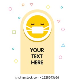 Shocked emoji icon design vector