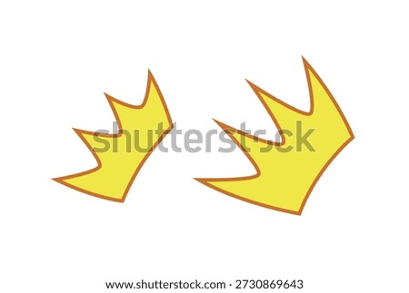 Shocked emotion line symbol expression