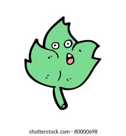 shocked leaf cartoon