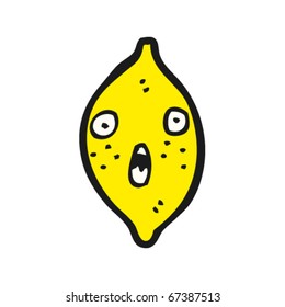 shocked lemon cartoon
