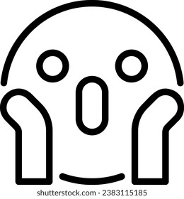 vector de ilustración de icono de línea impactada