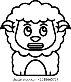 Gestochene Linie, Vektorsymbol-Design