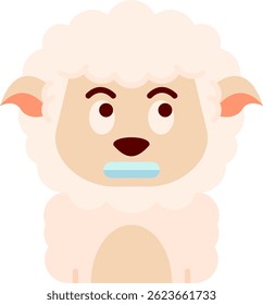 Shocked Line vector Icon Design