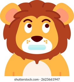 Shocked Line vector Icon Design