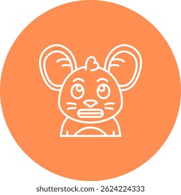 Gestochene Linie, Vektorsymbol-Design