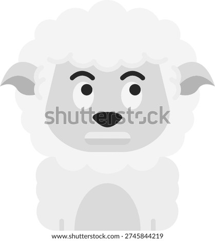 Shocked Line vector Icon Design
