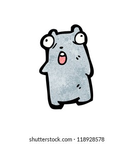 shocked little cat cartoon