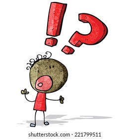 shocked man cartoon