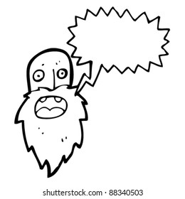 shocked old man cartoon