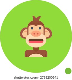 Shocked vector Icon Design Illustration