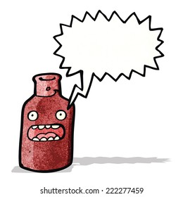 shocked wine bottle cartoon