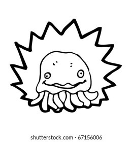shocking jellyfish cartoon