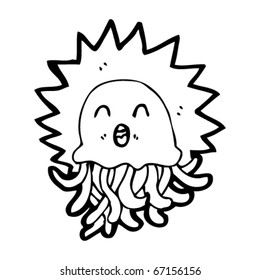 shocking jellyfish cartoon