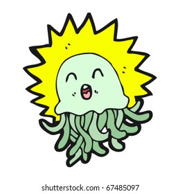 shocking jellyfish cartoon