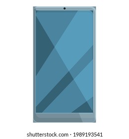 Icono de teléfono impactante. Caricatura del icono del vector del teléfono Shockproof para diseño web aislado en fondo blanco