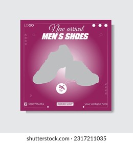 Shoe banner design for sale, web banner post design, Social media post design , fashion shoes.