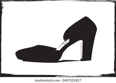 shoe black and white texture vector illustration image overlay monochrome grunge background texture