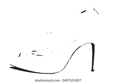 shoe black and white texture vector illustration image overlay monochrome grunge background texture