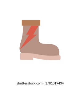 Shoe, boots icon. Simple color vector elements of rock n roll icons for ui and ux, website or mobile application