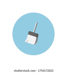 Shoe brush icon. Vector illustration 10