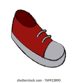 Shoe cartoon isolated