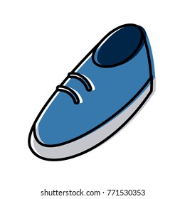 Shoe cartoon isolated
