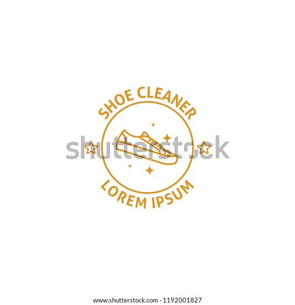 Shoe Cleaner Care Laundry Logo Icon Stock Vector (Royalty Free ...