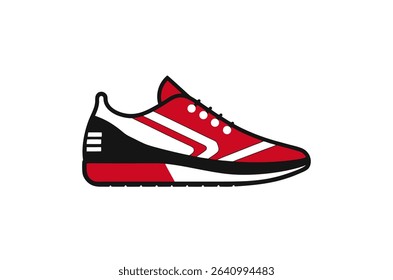 Shoe design vector on white background
