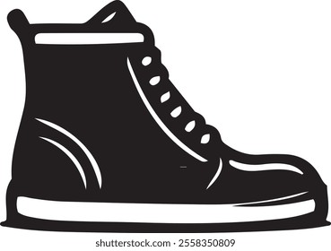 Shoe design with white background, vector illustration