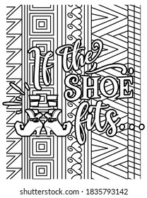 If the shoe fits.Halloween coloring book.Halloween fun coloring pages