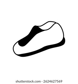shoe flat icon, simple flat style, illustration, logo sign symbol pictogram template, for ui or ux isolated on white for mobile app, editable