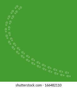shoe footprints background 