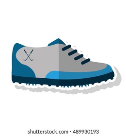 Shoe of golf sport design