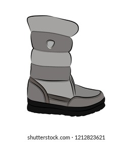 Shoe, hand-drawn in sketch style. Vector illustration