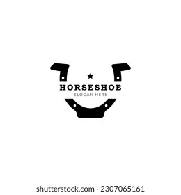 Shoe Horse Horseshoe Star for Country Western Cowboy Ranch logo design inspiration