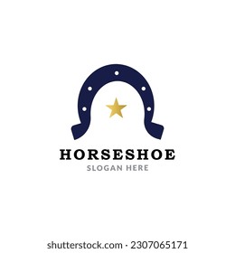 Shoe Horse Horseshoe Star for Country Western Cowboy Ranch logo design inspiration