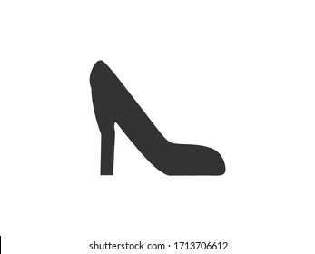 Schuhsymbol auf transparentem Hintergrund