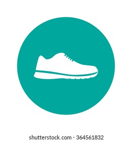 shoe icon. Flat design style eps 10