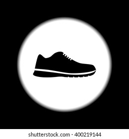 shoe icon. Flat design style eps 10