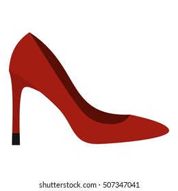 Shoe icon. Flat illustration of shoe vector icon for web