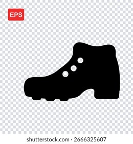 Shoe icon, foot icon, sample icon, EPS format vector icon illustration file